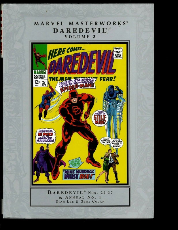 MARVEL MASTERWORKS Daredevil Vol. # 3 Marvel Comic Book HARDCOVER Graphic NP13