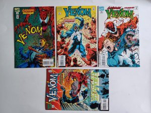 Venom: Carnage Unleashed #1 2 3 & 4 Complete Set - 1995 - NM