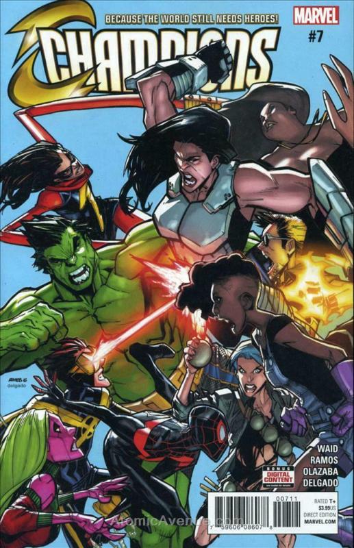 Champions #7 VF/NM; Marvel | save on shipping - details inside