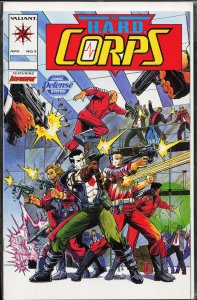 The H.A.R.D. Corps #5 Variant Cover (1993) Bloodshot