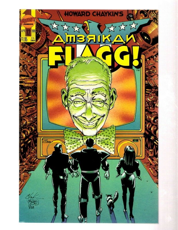 13 Comics American Flagg Vol I 50 Vol 2: 1 2 3 4 5 7 8 9 10 11 12 Special 1 GK49