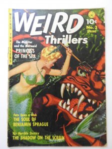 Weird Thrillers #3 Ziff-Davis Comic Pre Code Horror! Fair/Good Condition!