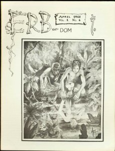 ERB-Dom #6 1963-TARZAN/ Edgar Rice Burroughs Fanzine FN/VF 