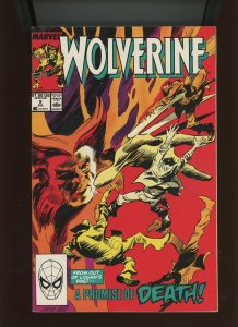 (1989) Wolverine #9 - COPPER AGE! PROMISES TO KEEP (6.5/7.0)