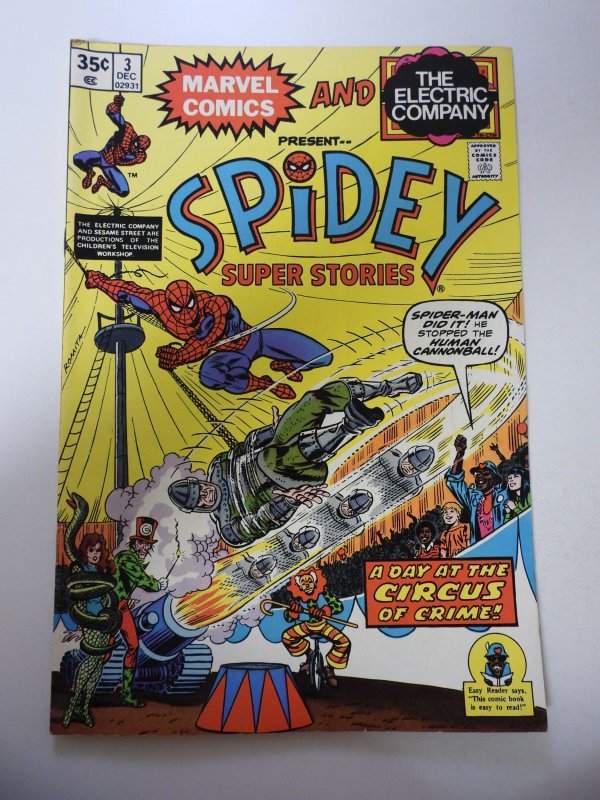 Spidey Super Stories #3 (1974) FN/VF Condition