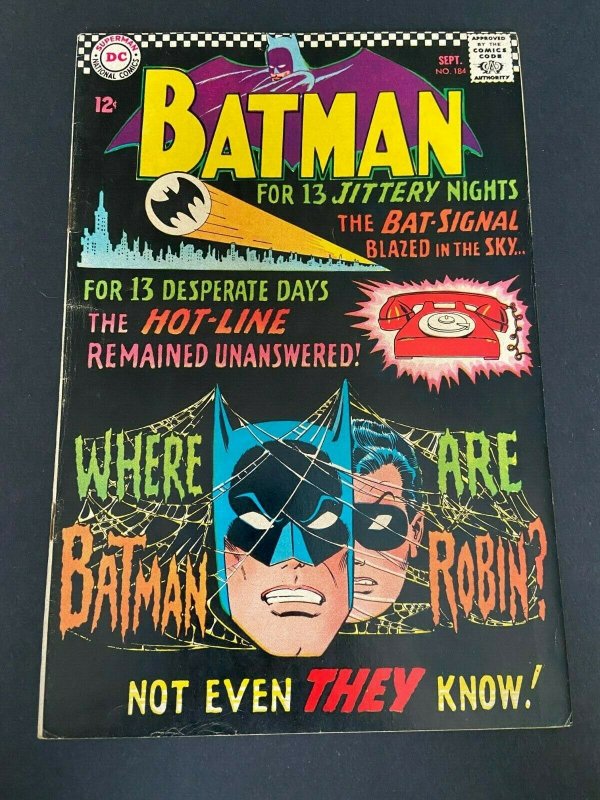 Batman 184 VG+  (DC Sept. 1966)