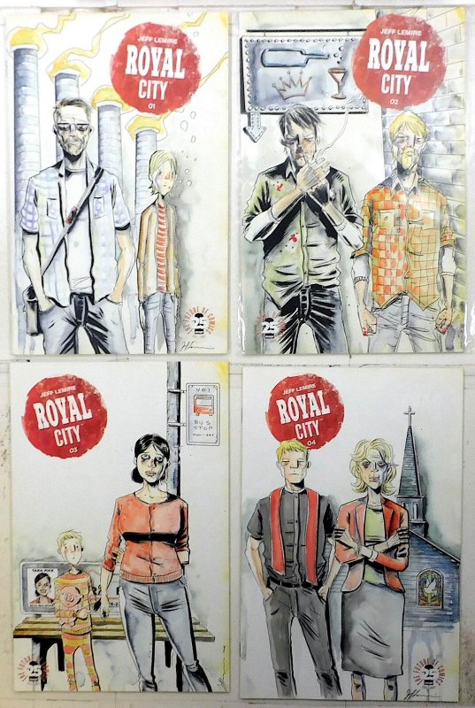 Royal City Ashcan Lot of 4 #1, 2, 3, 4 (2017) Image Comics 1st Print Comic Books