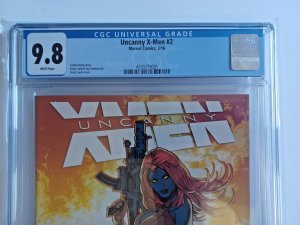 Uncanny X-Men #2 - Mystique - 2016 - CGC 9.8