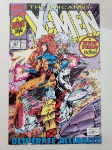Uncanny X-Men #281  1991 MARVEL DISNEY NEWSTAND VARIANT  KEY 1ST TREVOR  FITZROY