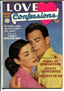 Love Confessions #26 1953-photo cover-Ogden Whitney art-FN/VF