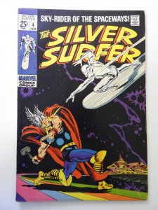 The Silver Surfer #4 (1969) VG+ Condition 1 in spine split
