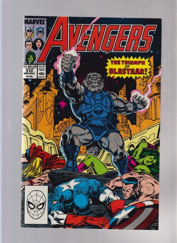 Avengers #310 - Tom Palmer Cover Art! (8.5/9.0) 1989