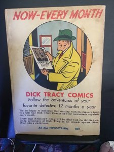 Super Comics #115 (1947) rare golden age dick Tracy wow! VG+