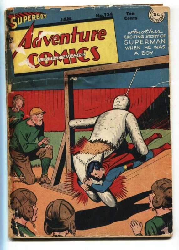 Adventure #125 1948-DC-Superboy-Aquaman-DC comic book FR/G 