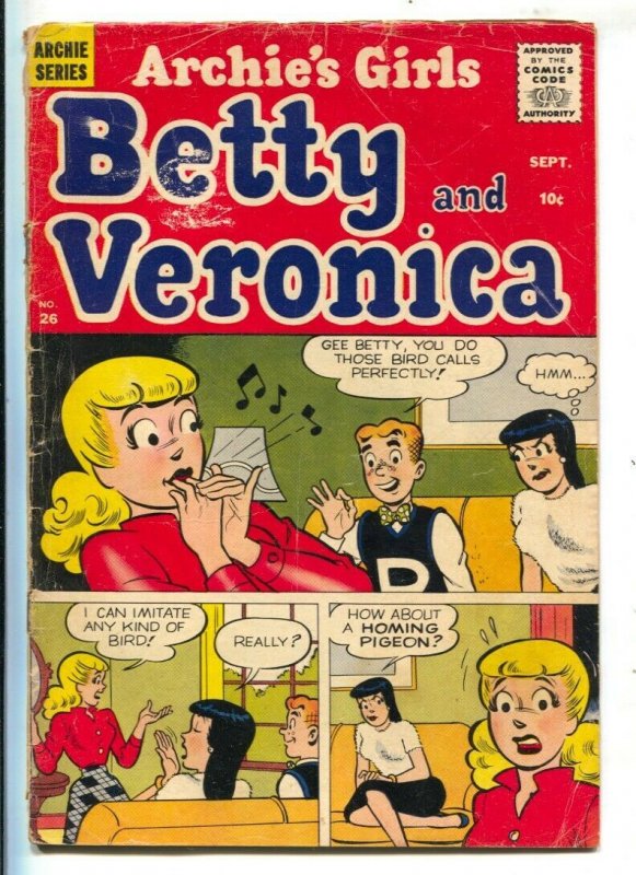 Archie's Girls Betty And Veronica #26 1956-pin-up pix-G/VG