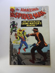 The Amazing Spider-Man #26 (1965) 1st appearance of Crime Master VG+ condition