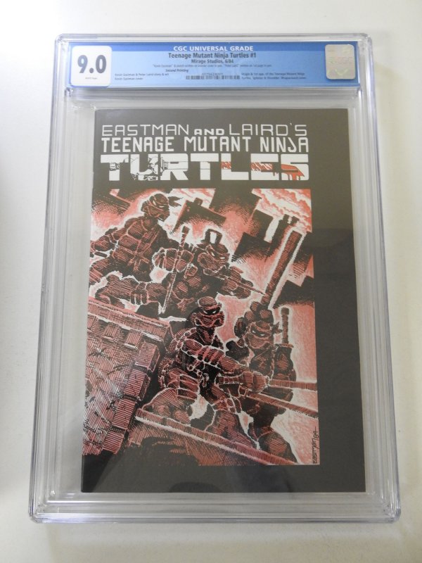 Teenage Mutant Ninja Turtles #1 (1984) CGC 9.0! 2nd Print See desc