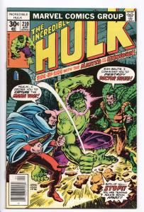 Incredible Hulk #210 - Danny Crespi Art (Marvel, 1977) - FN/VF