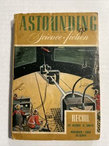 Astounding Science Fiction Pulp November 1943 Volume 32 #3 Good- Asimov Short