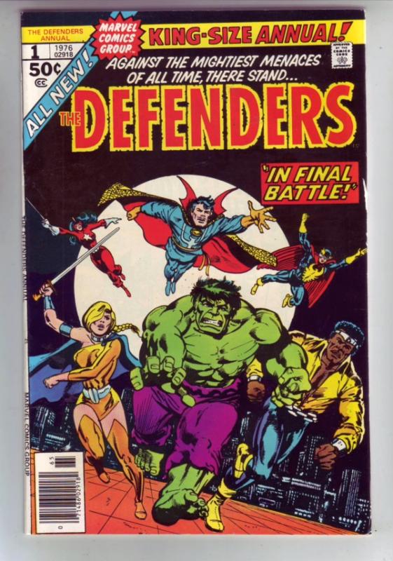 Defenders King-Size Annual, The #1 (Jan-76) VF/NM High-Grade Hulk, Dr. Strang...