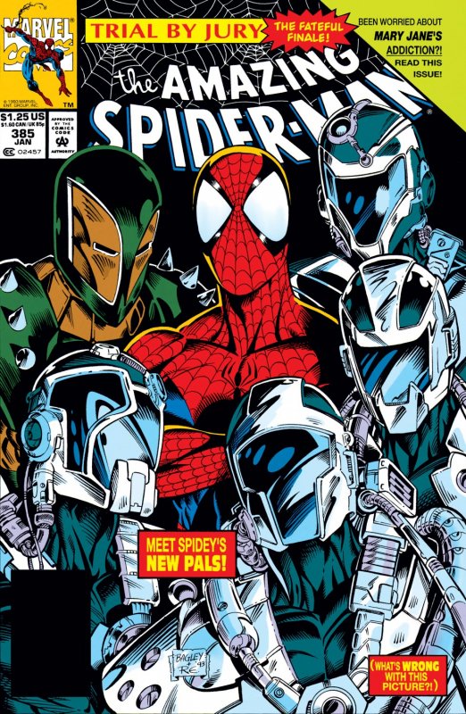 AMAZING SPIDER-MAN #385 (1994)  MARK BAGLEY | NEWSSTAND EDITION