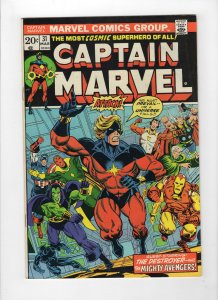 Captain Marvel #31 (Mar 1974, Marvel) - Very Fine