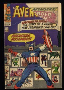 Avengers #16 FA/GD 1.5 Hawkeye Scarlet Witch Quicksilver Join!