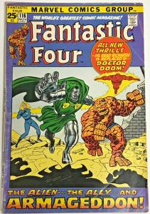 FANTASTIC FOUR#116 FN/V 1971 MARVEL BRONZE AGE COMICS