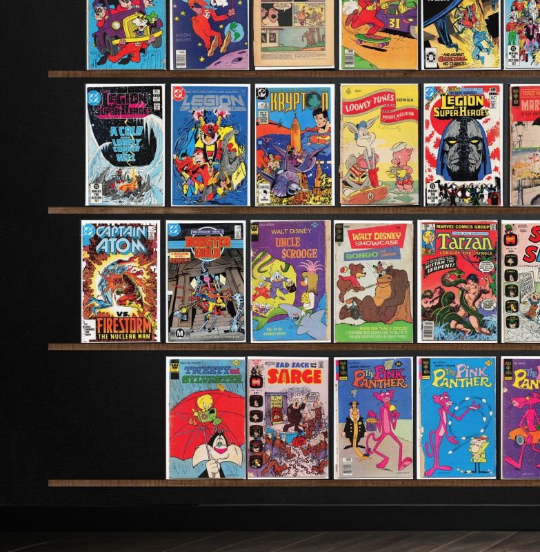 Huge Lot 140+ Comics with Legion Of Super Heroes, Captain Atom & More!