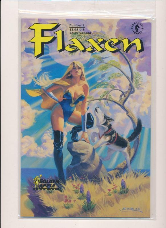 Dark Horse Comics FLAXEN #1 w/poster pin-up ~ NM 1992 (PF12) 