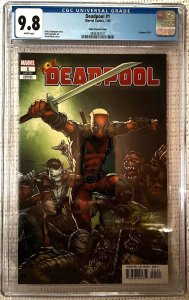 ~MARVEL~DEADPOOL #1 (2020)~DAVID FINCH~TRADE VARIANT COVER~CGC 9.8~