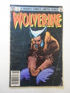 Wolverine #3 (1982) GD Condition moisture stains