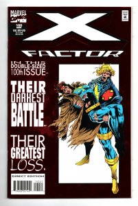 X-FACTOR #100 (1994) JAN DUURSEMA | FOIL EMBOSSED CARDSTOCK | DIRECT EDITION
