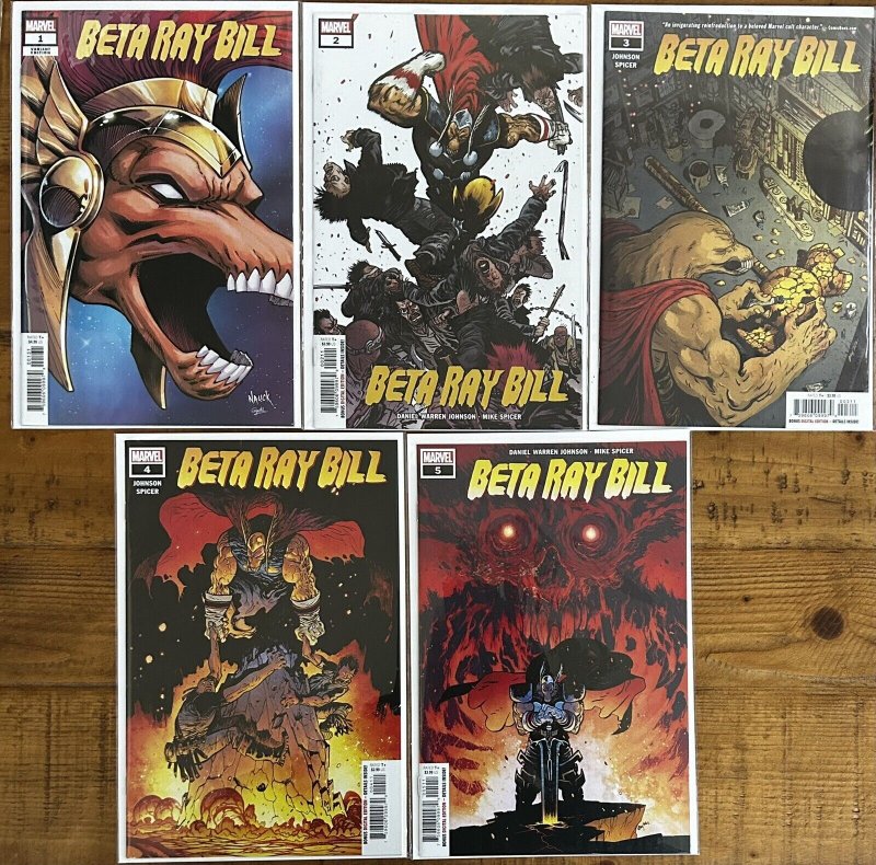 Beta Ray Bill #1,2,3,4,5 Daniel Warren Johnson Marvel NM Set