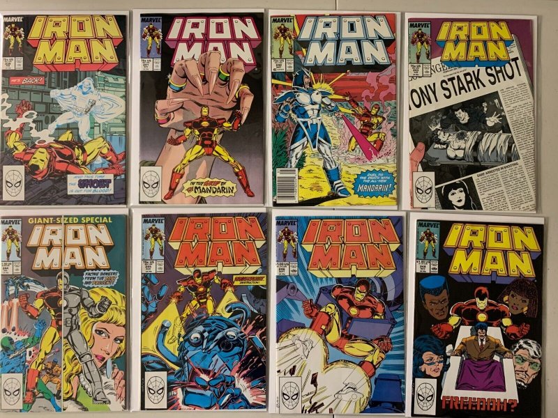 Iron Man comics lot #231-280 + 2 annuals 48 diff avg 6.0 (1988-92)