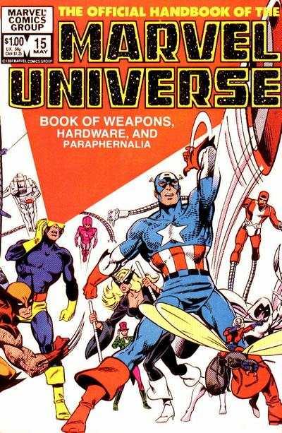 Official Handbook of the Marvel Universe (1983 series) #15, VG- (Stock photo)