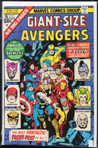 Giant-Size Avengers #5 (1975) The Avengers