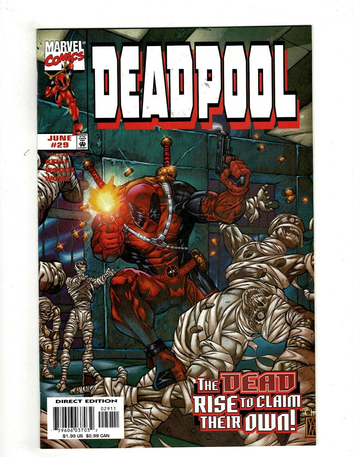 Deadpool 29 Nm 1st Print Marvel Comic Book X Men X Force Cable Wolverine Sr1 Hipcomic