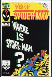 Web of Spider-Man #18 (1986) Spider-Man [Key Issue]