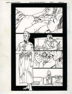 Fathom Blue Descent #1 pg 6 Original Art by Alex Sanchez-2010 Aspen comics