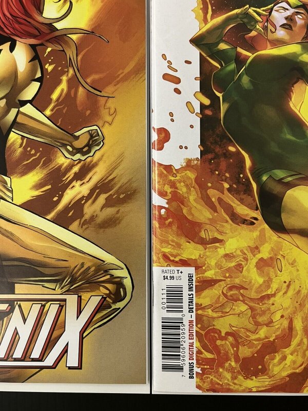 PHOENIX #1 CVR A + 1:25 GREG LAND VAR SET OF 2 X-Men 2024 IN-HAND PROSHIPPER