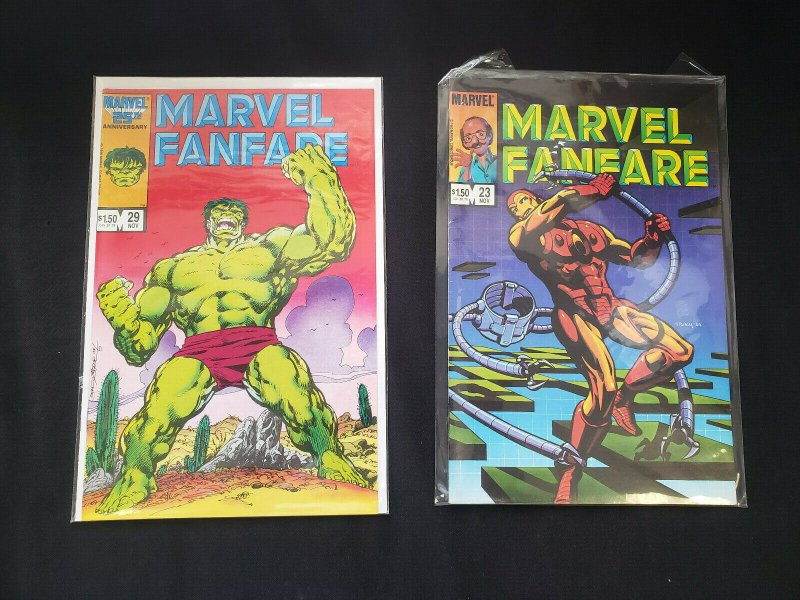 MARVEL FANFARE 2PC (VF) FROM THE ASHES, A TERRIBLE THING TO WASTE... 1985-86 