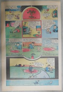 Krazy Kat Sunday by George Herriman from 10/25/1942 Tabloid Size Page 