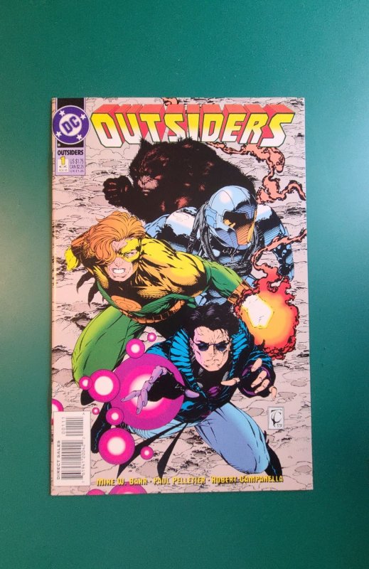 Outsiders #1 Alpha & Omega Covers (Lot 2 bks) (1993) VF/NM