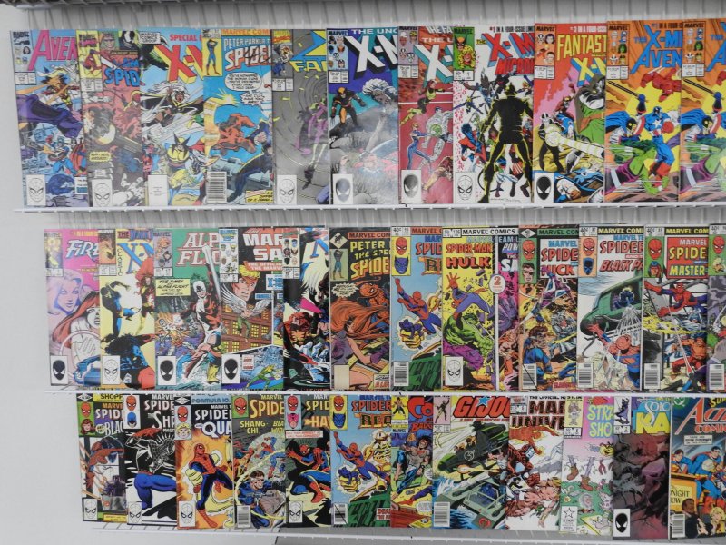 Huge Lot of 200+ Comics W/ X-Men, Wolverine, Marvel Team Up