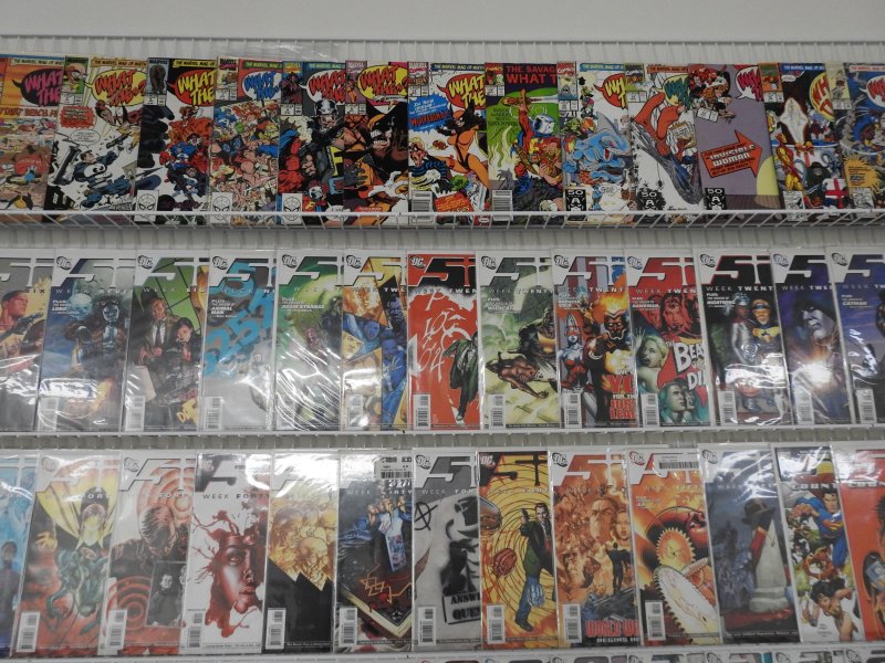 Huge Lot 170+ Comics W/ 52, What The , Countdown to Final Crisis, +More! Avg VF-