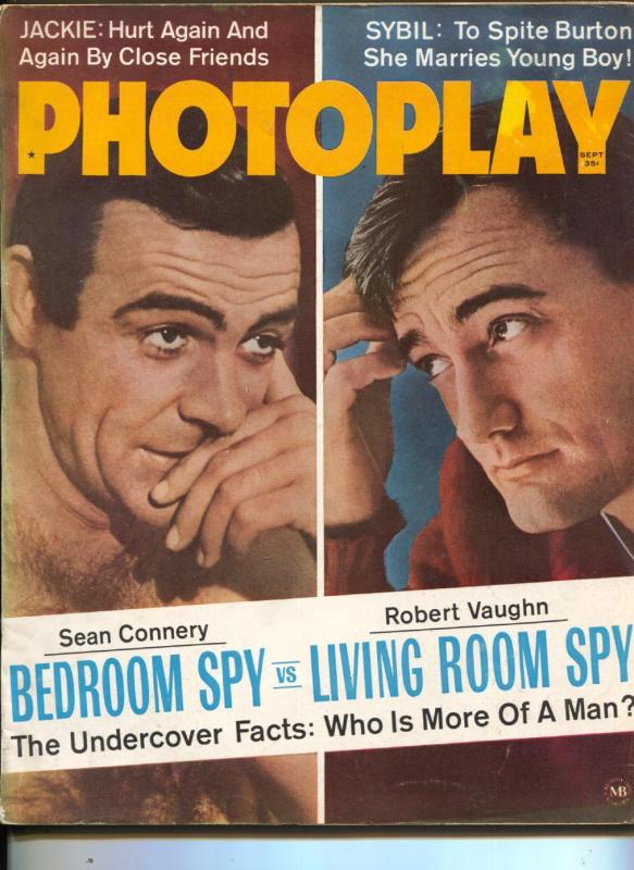 Photoplay-Sean Connery-Robert Vaughn-Judy Holliday-Marilyn Monroe-Sept-1965