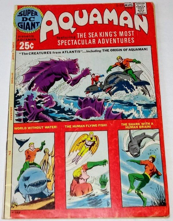 Super DC Giant #26 (FN-) 1971 Aquaman Aqualad see more Bronze Age DC ID40L
