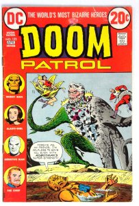 Doom Patrol #123 (1973) Robotman thrilling adventure DC VG