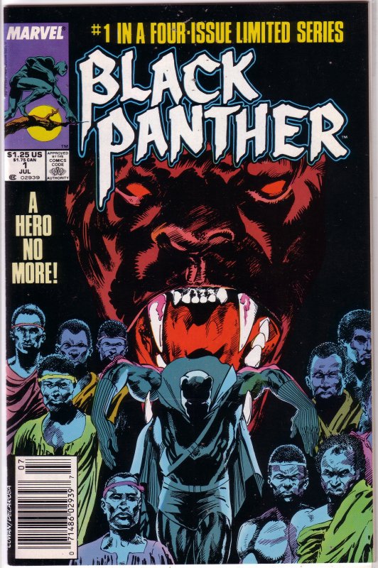 Black Panther (vol. 2, 1988) #1 of 4 FN Gillis/Cowan